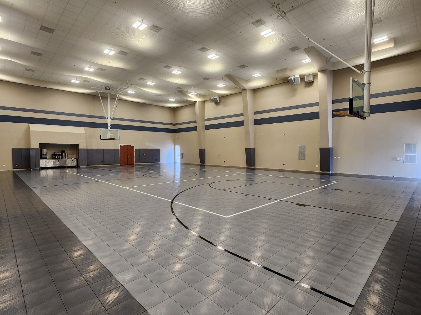 New Life Church Gym Floor - Sport Court