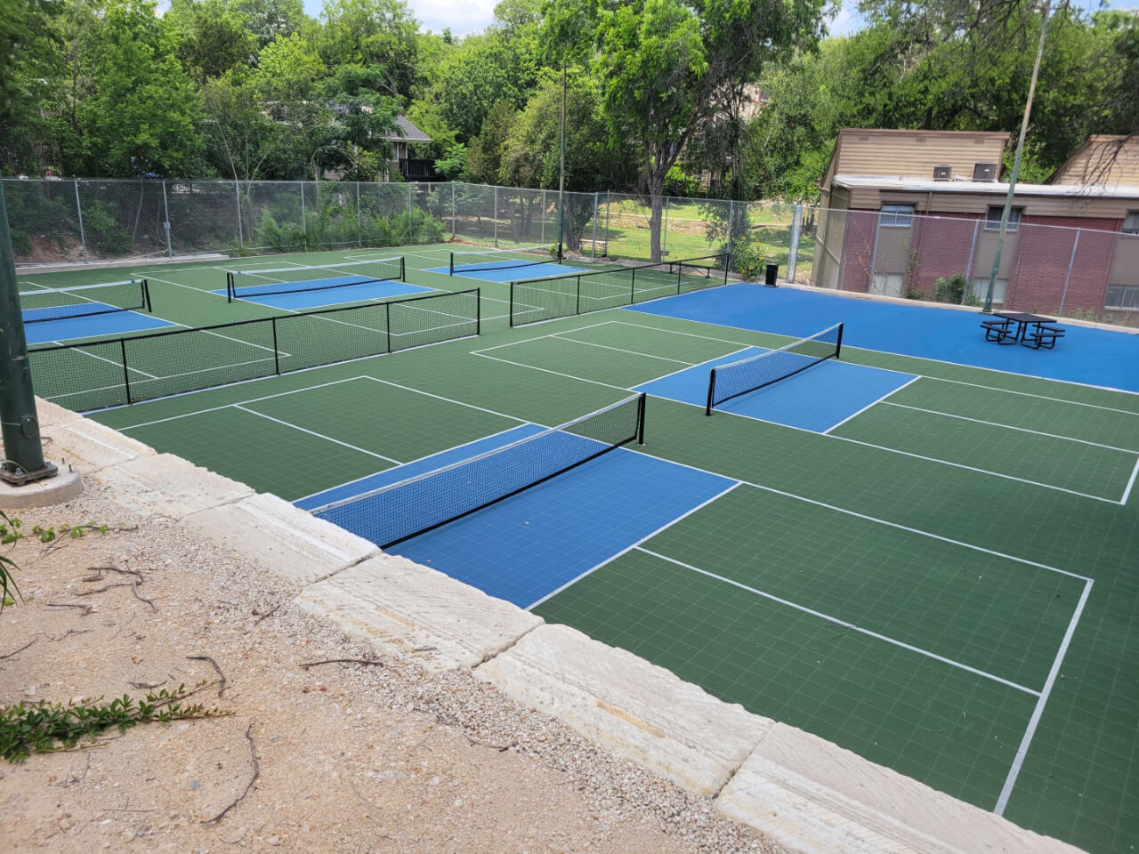 Tennis Court Conversion to Pickleball - Sport Court